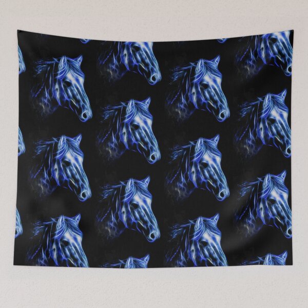 Item preview, Blue Horse Art designed and sold by SKornackiArt.