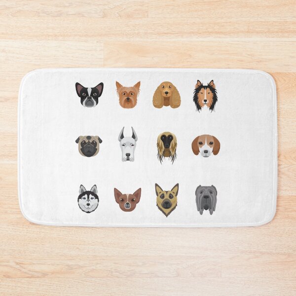 Item preview, Faces of dog breads icons designed and sold by blackdogshop.