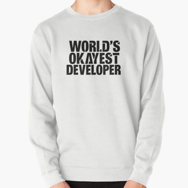 Item preview, World's Okayest Developer designed and sold by TeesYouWant.
