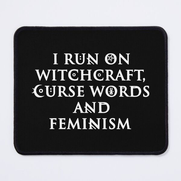 Item preview, I Run on Witchcraft Curse Words And Feminism designed and sold by Big Twelve.