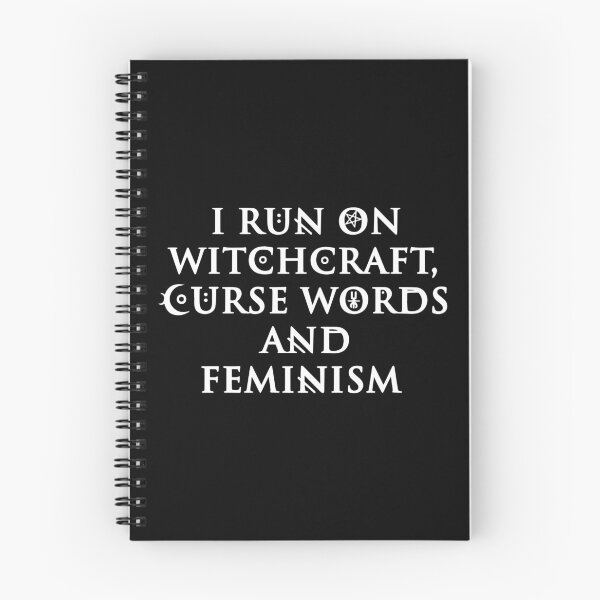 Item preview, I Run on Witchcraft Curse Words And Feminism designed and sold by Big Twelve.