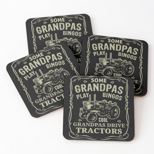 Item preview, Some grandpas play bingos, Cool grandpas drive tractor designed and sold by FanityPrints.
