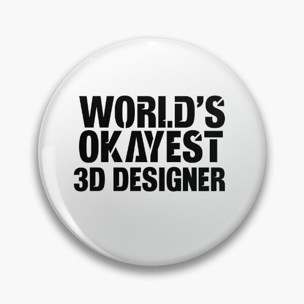 Item preview, World's Okayest 3D Designer designed and sold by TeesYouWant.