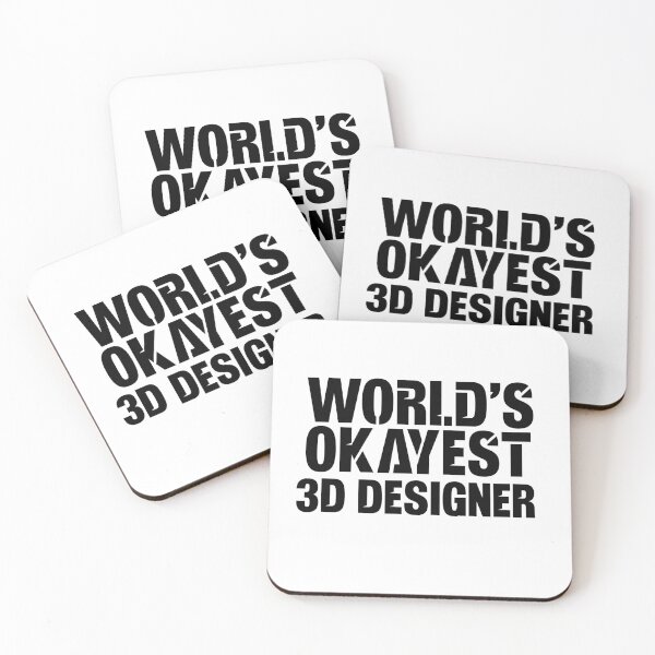 Item preview, World's Okayest 3D Designer designed and sold by TeesYouWant.