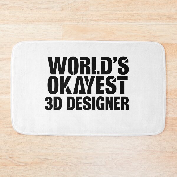 Item preview, World's Okayest 3D Designer designed and sold by TeesYouWant.