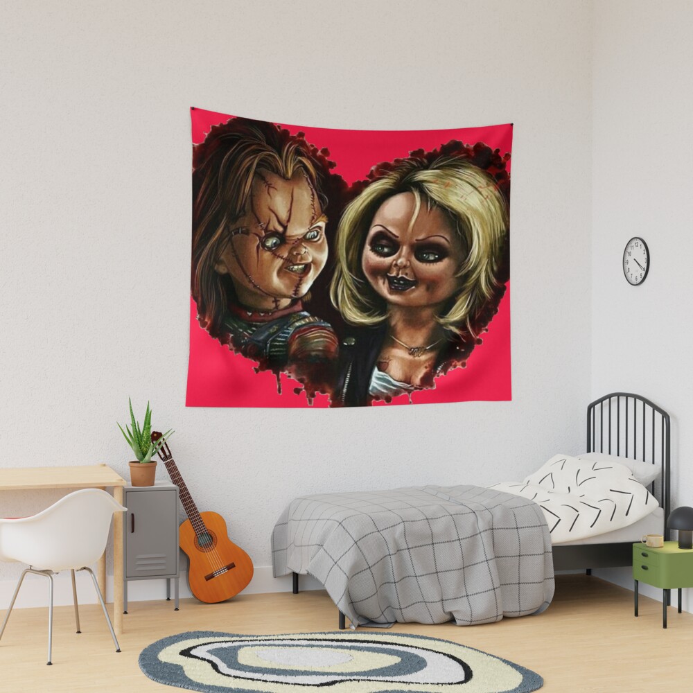 Tela decorativa for Sale con la obra «amor de chucky y tiffany» de  MariaRivera99 | Redbubble