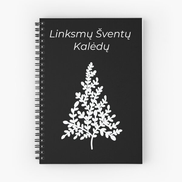 Item preview, Linksmų Šventų Kalėdų! Merry Christmas in Lithuanian, Happy Christmas in Lithuanian, Kalėdinis atvirukas, Lithuanian Christmas  designed and sold by Pommallina.