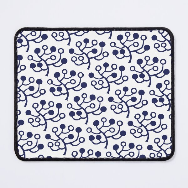 Artikelvorschau, Berry Branch Pattern Navy Blue 221 entworfen und verkauft von tonymagnerart.