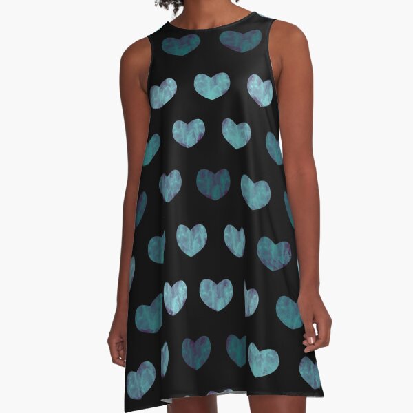 Cute Hearts A-Line Dress