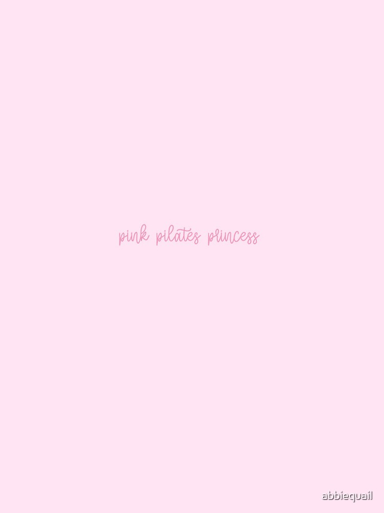 Pink Pilates Princess Sticker for Sale by abbiequail