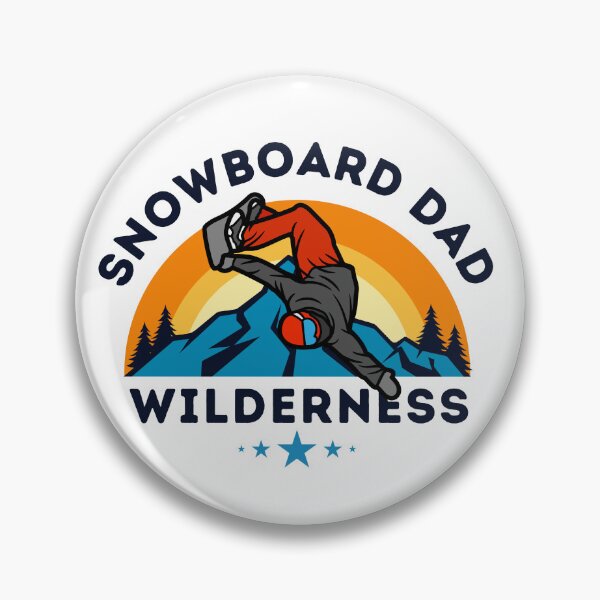 Item preview, Snowboard dad wilderness cool snowboarding design designed and sold by reka88.