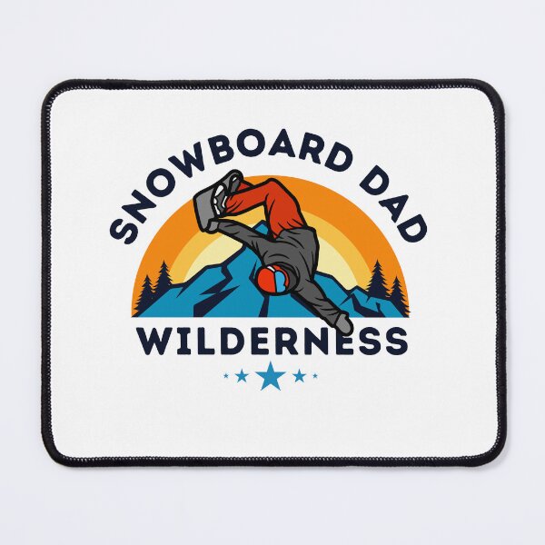 Item preview, Snowboard dad wilderness cool snowboarding design designed and sold by reka88.