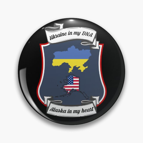 Item preview, Ukraine in my DNA, Alaska in my heart Heritage designed and sold by Tony ⭐⭐⭐⭐⭐.