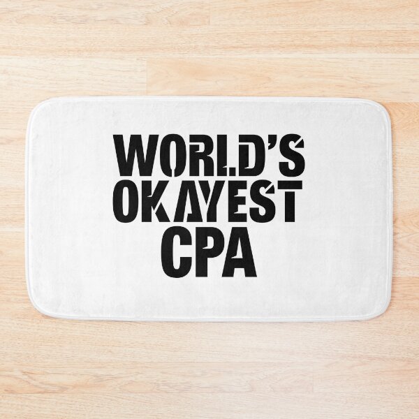 Item preview, World's Okayest CPA designed and sold by TeesYouWant.