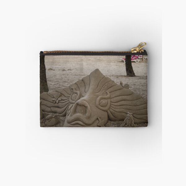 Item preview, Dragon sand sculpture on the beach designed and sold by Montrepeneuer.