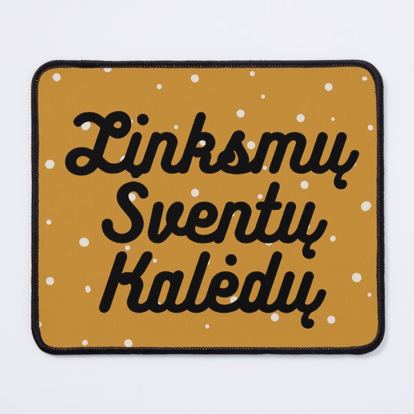 Item preview, Linksmų Šventų Kalėdų! Merry Christmas in Lithuanian, Happy Christmas in Lithuanian, Kalėdinis atvirukas, Lithuanian Christmas  designed and sold by Pommallina.