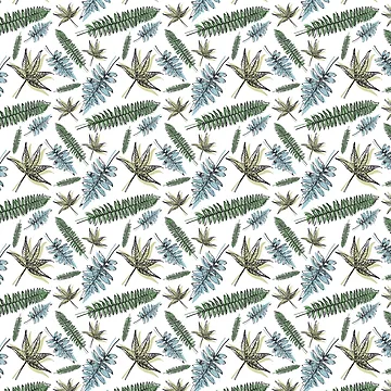 Artwork thumbnail, Spring Leaves by TLTextiles