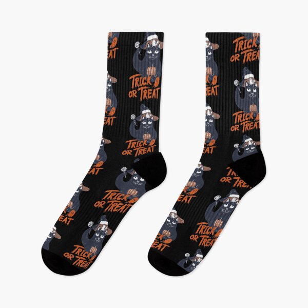 Item preview, halloween. trick or treat сat, spooky cat  designed and sold by T-Look.