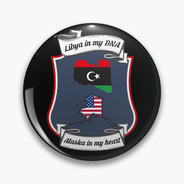 Item preview, Libya in my DNA, Alaska in my heart Heritage designed and sold by Tony ⭐⭐⭐⭐⭐.