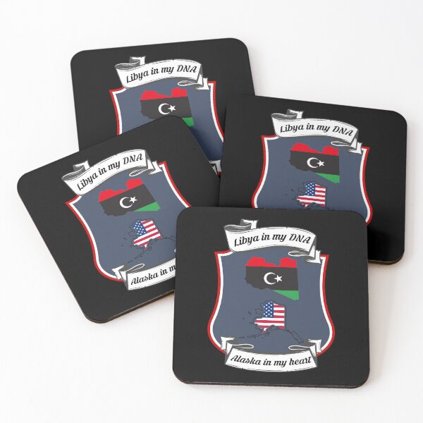 Item preview, Libya in my DNA, Alaska in my heart Heritage designed and sold by Tony ⭐⭐⭐⭐⭐.