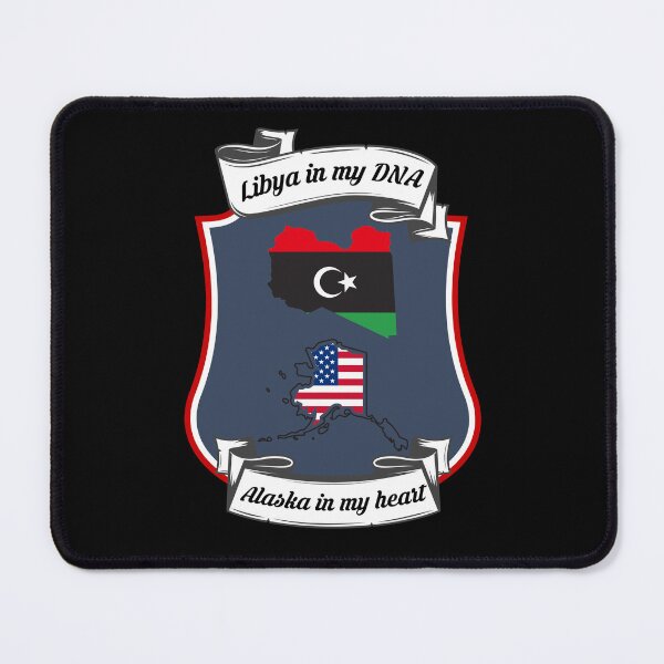 Item preview, Libya in my DNA, Alaska in my heart Heritage designed and sold by Tony ⭐⭐⭐⭐⭐.