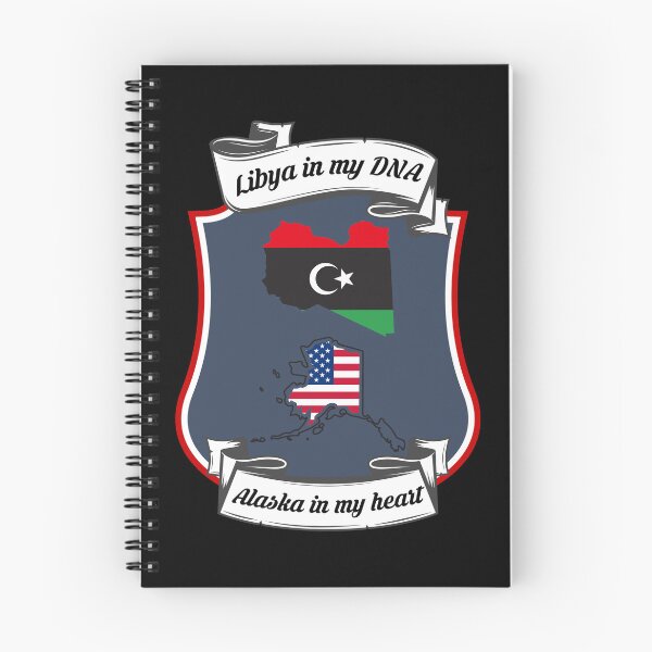 Item preview, Libya in my DNA, Alaska in my heart Heritage designed and sold by Tony ⭐⭐⭐⭐⭐.