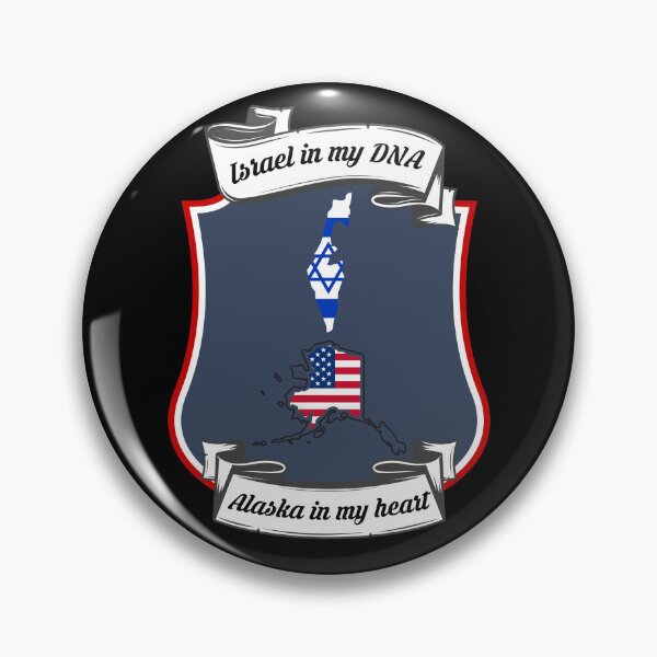 Item preview, Israel in my DNA, Alaska in my heart Heritage designed and sold by Tony ⭐⭐⭐⭐⭐.