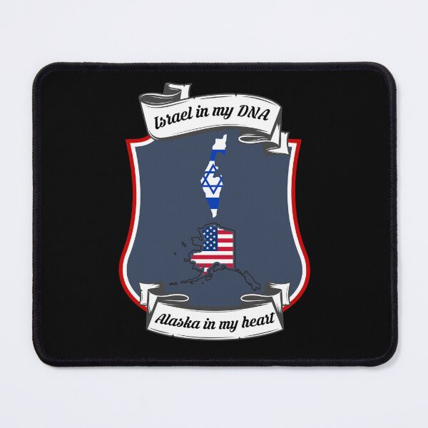 Item preview, Israel in my DNA, Alaska in my heart Heritage designed and sold by Tony ⭐⭐⭐⭐⭐.