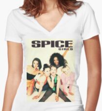 SPICE 8 Women's Fitted V-Neck T-Shirt