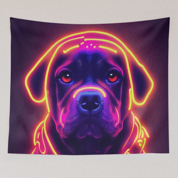 Item preview, Dog Halloween Neon T-Shirt designed and sold by ComicsFactory.