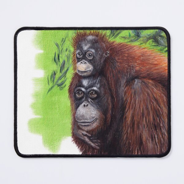Item preview, Olivia & Ollie the Orangutans designed and sold by HolllewisArt.