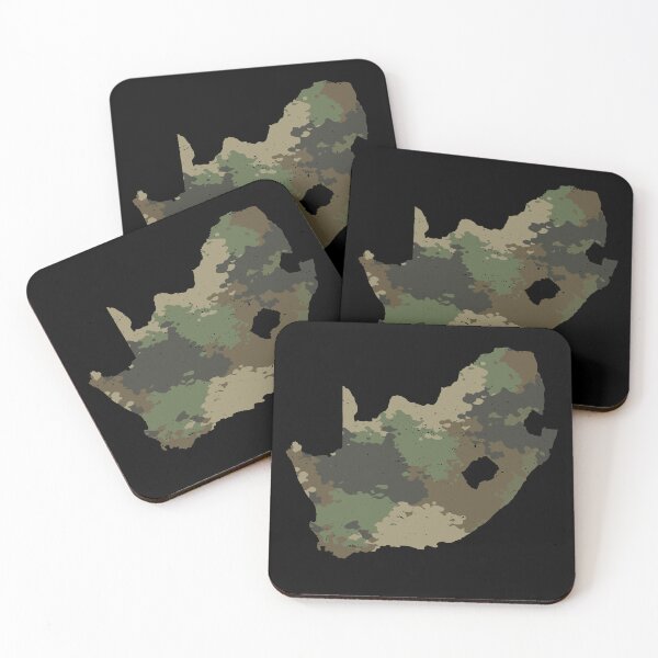 Item preview, South Africa Map Camo Pattern African Safari Camouflage designed and sold by d247.