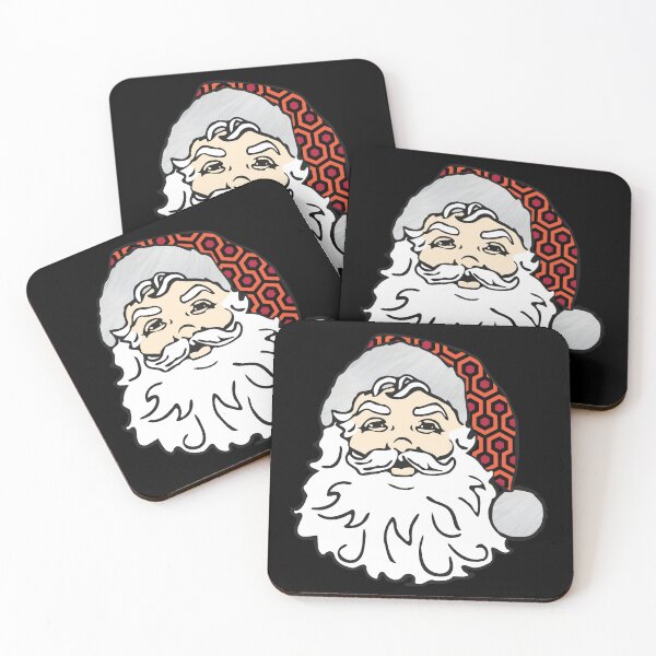 Item preview, ugly christmas santa claus spooky hotel carpet designed and sold by Gossip Rag.