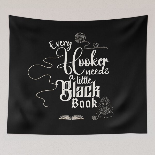 Item preview, Every Hooker Needs a Little Black Book designed and sold by Holisticfox.