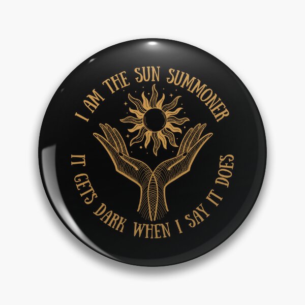 Item preview, Sun Summoner Shadow and Bone Sticker designed and sold by BookishTrove.