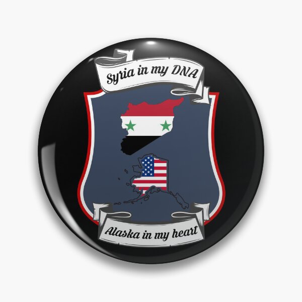 Item preview, Syria in my DNA, Alaska in my heart Heritage designed and sold by Tony ⭐⭐⭐⭐⭐.