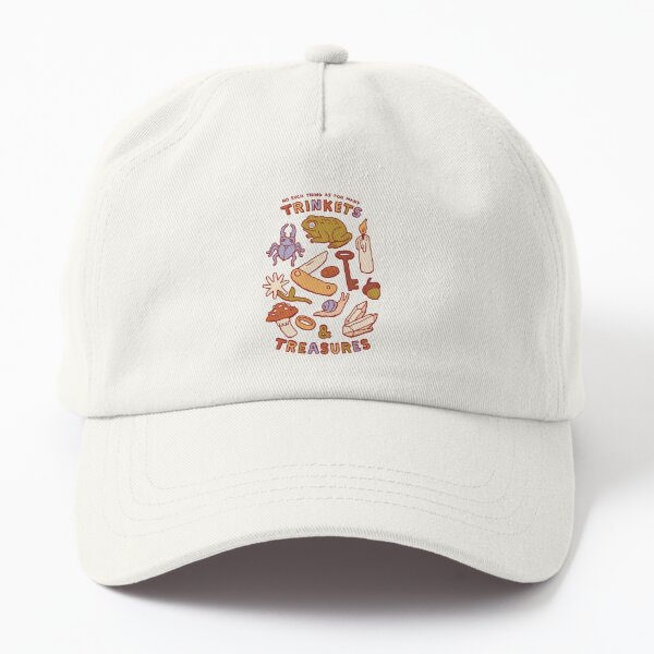 LV Distressed Dad Hat - White - Designed Treasures