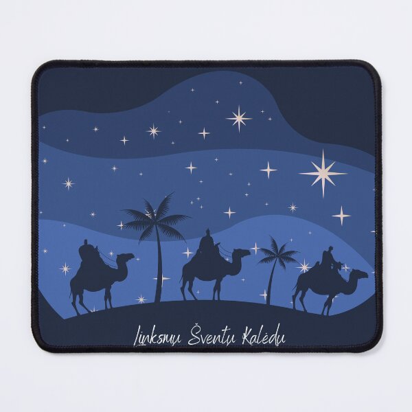 Item preview, Linksmų Šventų Kalėdų! Merry Christmas in Lithuanian, Happy Christmas in Lithuanian, Kalėdinis atvirukas, Lithuanian Christmas  designed and sold by Pommallina.