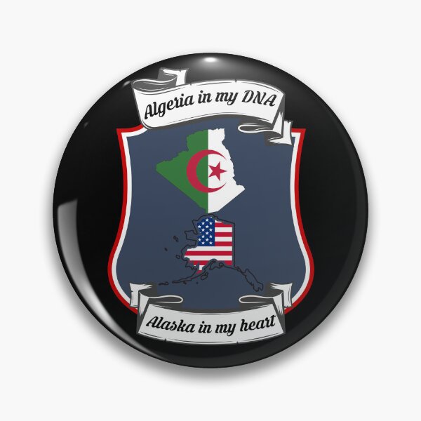 Item preview, Algeria in my DNA, Alaska in my heart Heritage designed and sold by Tony ⭐⭐⭐⭐⭐.