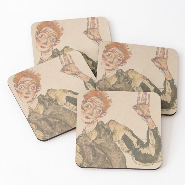 Item preview, Self portrait with five by egone schiele  designed and sold by Golido.