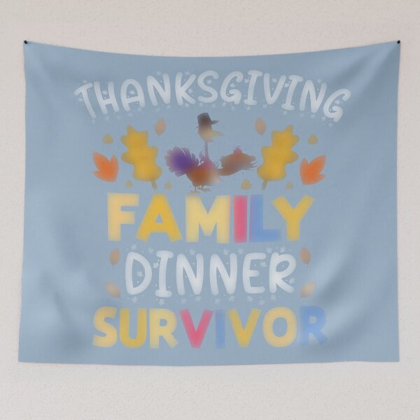 Item preview, Thanksgiving Family Dinner Survivor sign 09 designed and sold by st0n0ga.