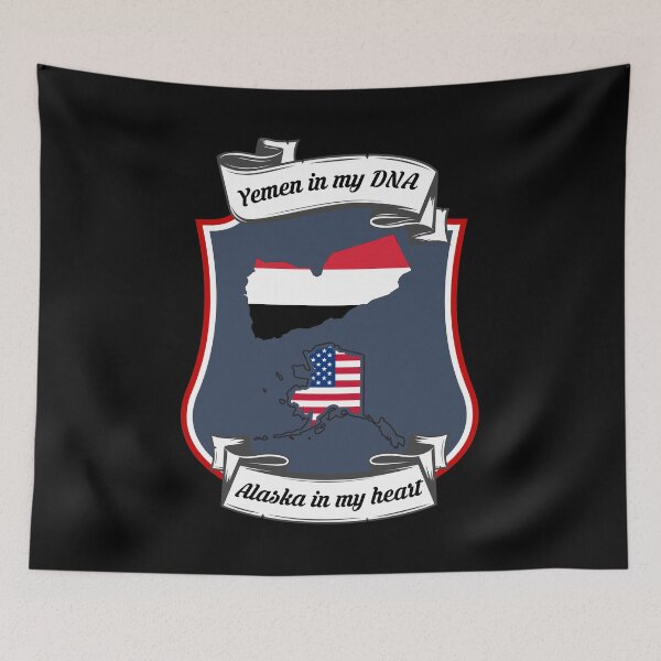 Item preview, Yemen in my DNA, Alaska in my heart Heritage designed and sold by Tony ⭐⭐⭐⭐⭐.