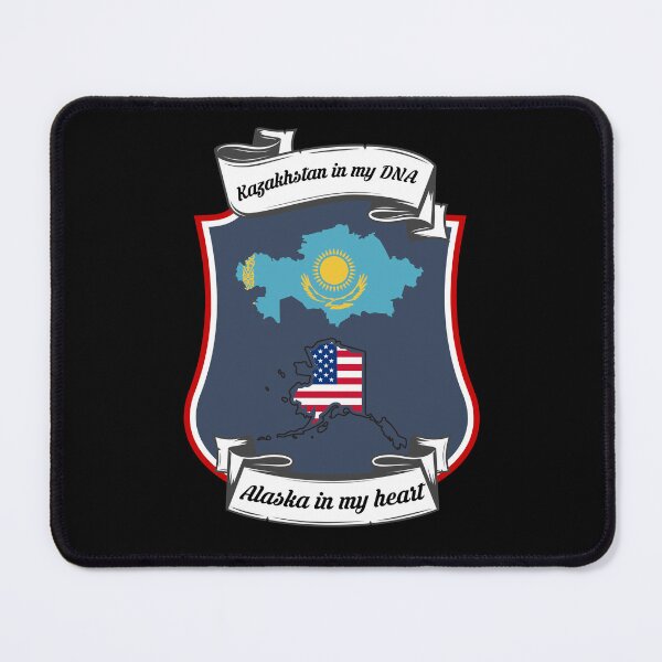 Item preview, Kazakhstan in my DNA, Alaska in my heart Heritage designed and sold by Tony ⭐⭐⭐⭐⭐.