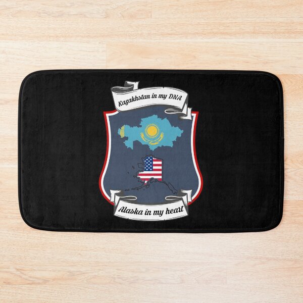 Item preview, Kazakhstan in my DNA, Alaska in my heart Heritage designed and sold by Tony ⭐⭐⭐⭐⭐.