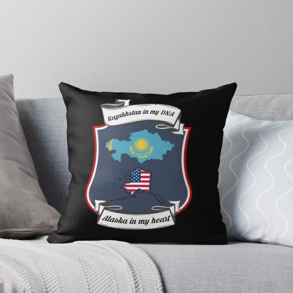 Item preview, Kazakhstan in my DNA, Alaska in my heart Heritage designed and sold by Tony ⭐⭐⭐⭐⭐.