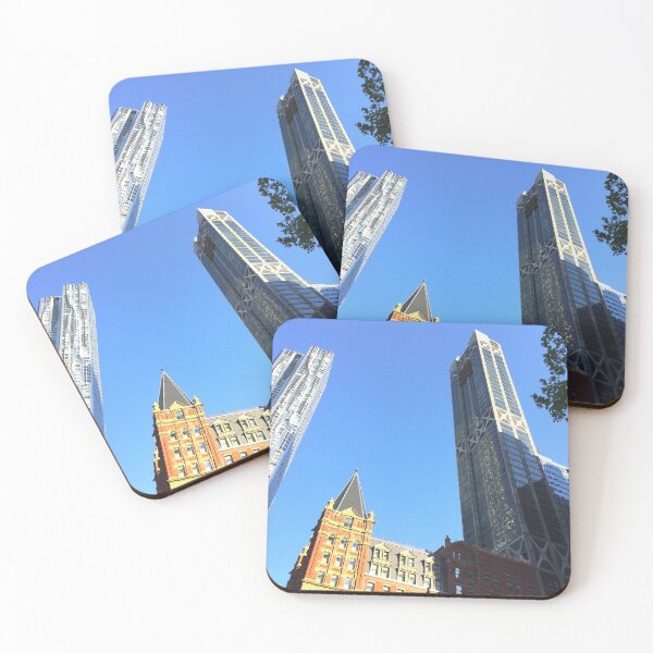 Item preview, NYC towers under a beautiful morning sun designed and sold by AHELENE.