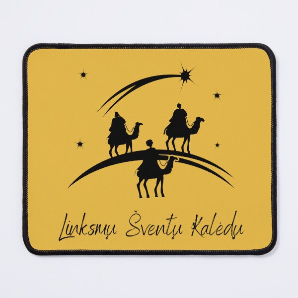 Item preview, Linksmų Šventų Kalėdų! Merry Christmas in Lithuanian, Happy Christmas in Lithuanian, Kalėdinis atvirukas, Lithuanian Christmas designed and sold by Pommallina.