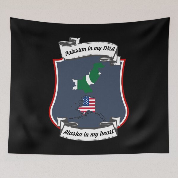 Item preview, Pakistan in my DNA, Alaska in my heart Heritage designed and sold by Tony ⭐⭐⭐⭐⭐.