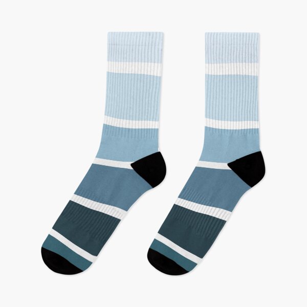Item preview, Deep blue sea palette stripes designed and sold by flamendes.