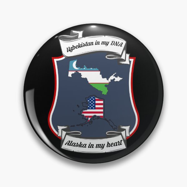 Item preview, Uzbekistan in my DNA, Alaska in my heart Heritage designed and sold by Tony ⭐⭐⭐⭐⭐.
